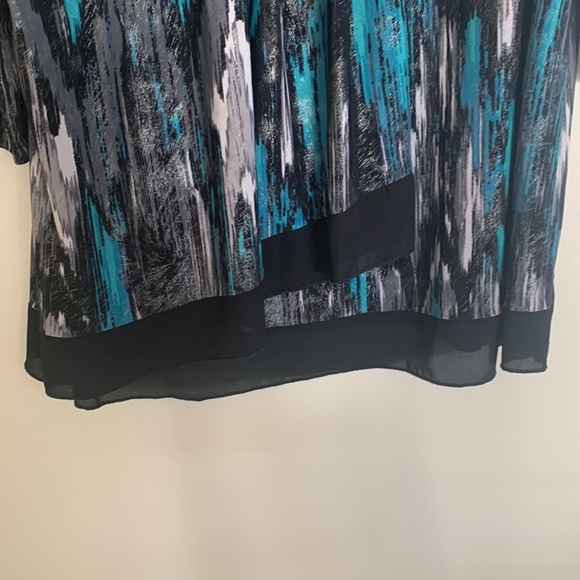 3/4 sleeve multi colour blouse - Picture 5 of 5
